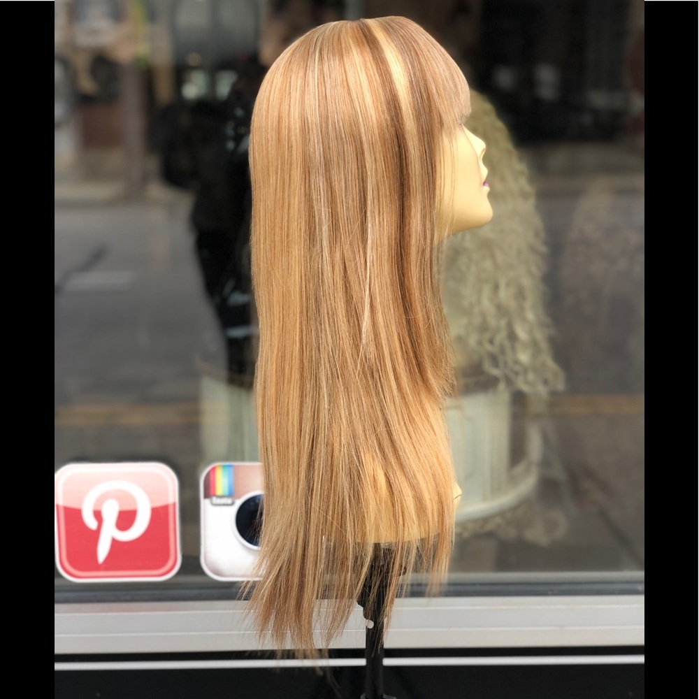 Human hair Bangs Wig 2216 Blonde Mix 2020 - Picture 6 of 8